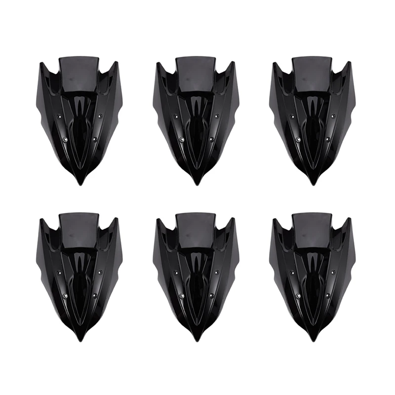

Ветровое стекло 6X для Kawasaki Z250, Z300, Z, 250, 300, 2013, 2014-2013, ветровое стекло с двойными пузырьками, ветрозащитные дефлекторы для мотоцикла