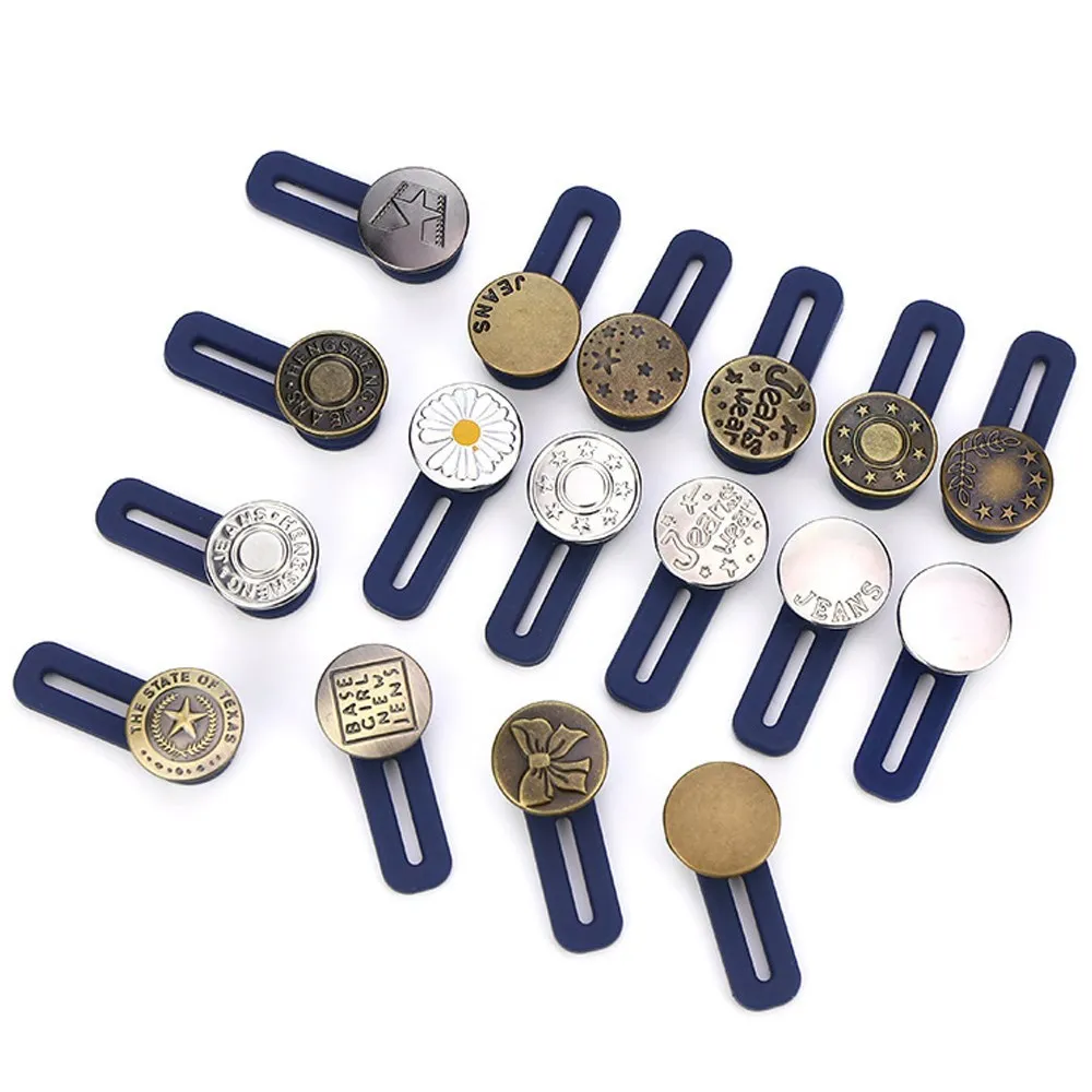 Wholesale Zinc Alloy Scalable & Removable Button Pins for Jeans 