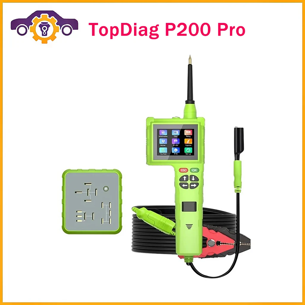

Тестер схем TopDiag P200 PRO Smart Hook Master Edition, 9-48 в
