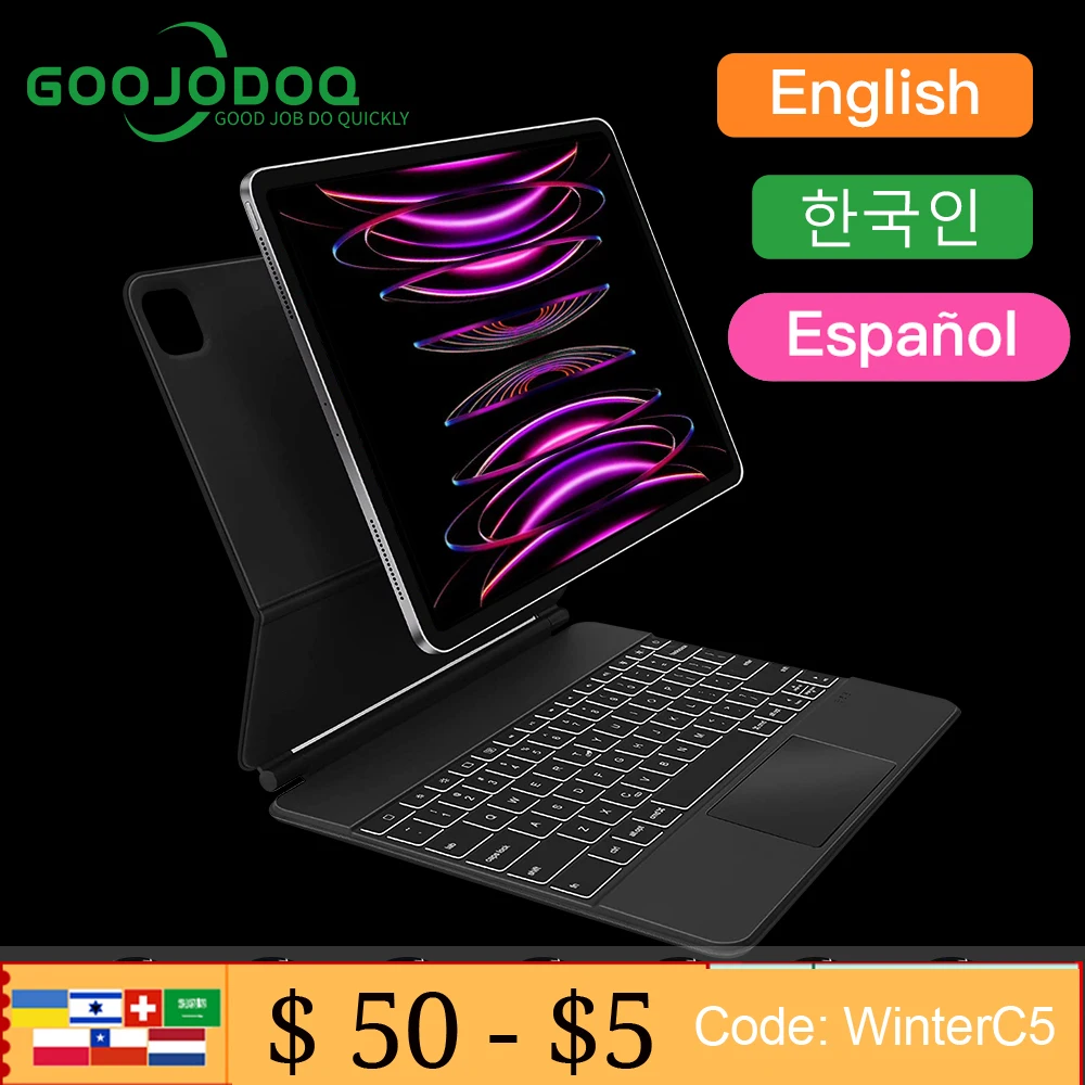 Backlight Magic Keyboard for iPad Pro 12 9 12.9 M2 2022 for iPad Pro 11