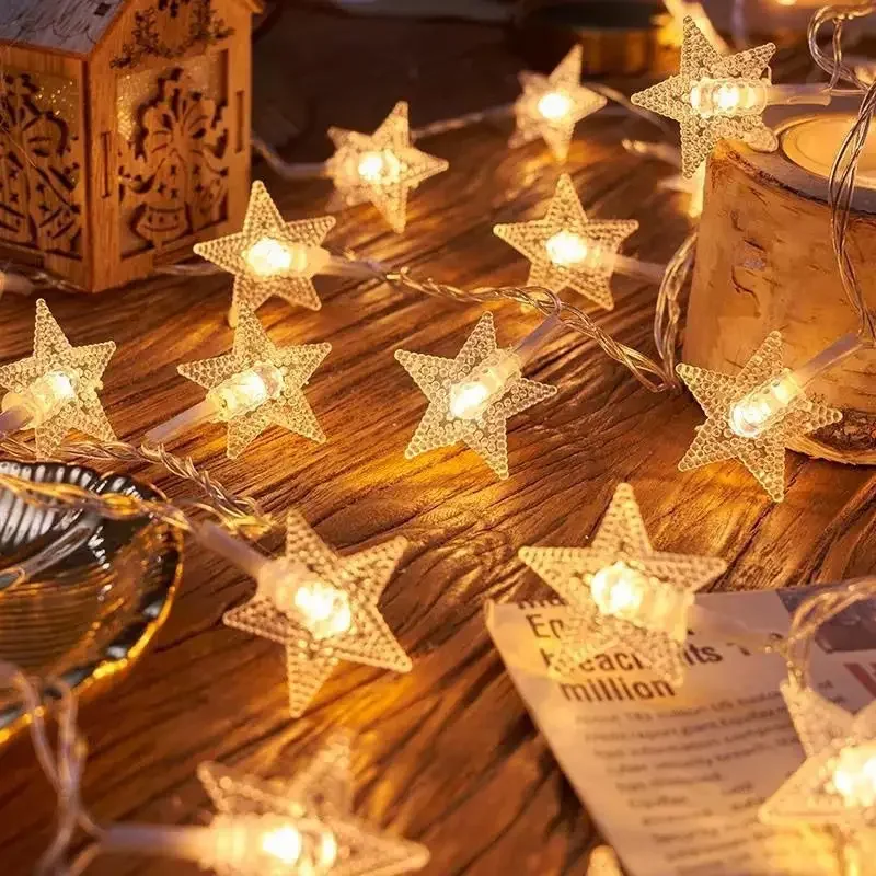 LED Fairy String Lights – Star Chain for Celebrations and Decorations