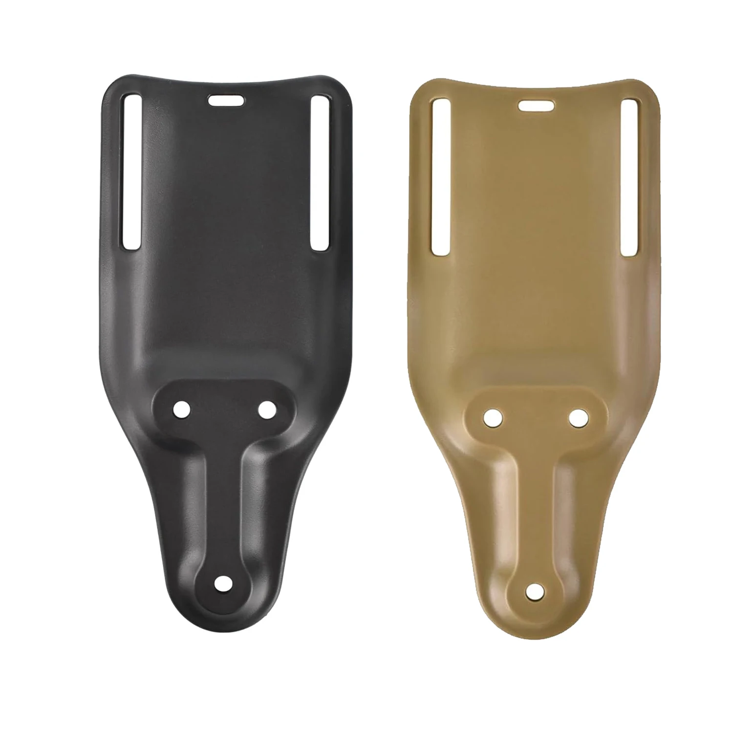Universal Duty Holster Belt Loop Adapter with 2 Slot and 3-Hole Pattern