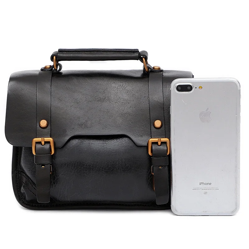 Women Fashion Messenger Bag Girl Vintage Handbags Large Capacity Shoulder Bags High Quality Genuine Leather  Travel Street Style