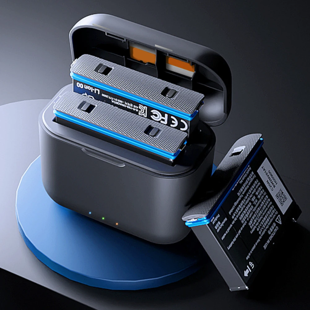 Portable Fast Charging Case USB Type C Battery Charger Case Mini Lightweight Compartment Accessories for Insta360 One X2 Battery