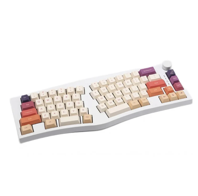 

143 Smoke Cloud Keycaps Cherry Profile Dye Sub Thick PBT 5 Sides Keycap set For ANSI 104 TKL GK61 96 75 GMMK NCR80 Mx Keyboard