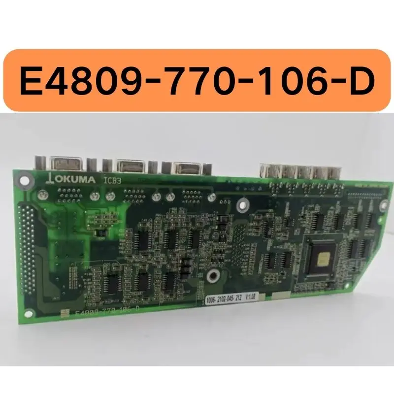 

The second-hand E4809-770-106-D control board tested OK and its function is intact