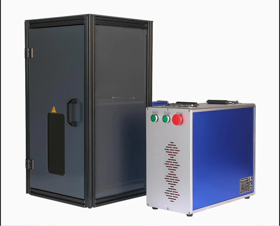 30W/50W Laser Marking Machine & Safety Cover For DIY Metal Photo