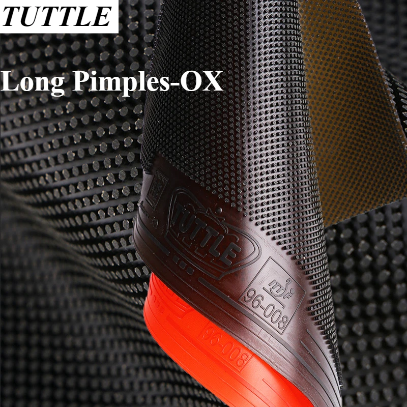 TUTTLE 가을 3D OX 탁구 러버 롱 핌플 커브 특이한 회전형 핑퐁 러버 ..