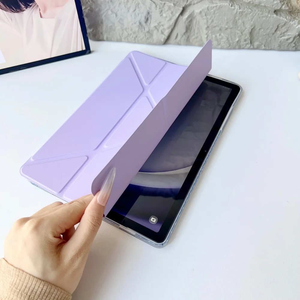 Universal Tablet Protective Cover with Pen Holder and Y-Shaped Folding Design