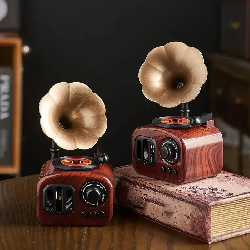 Vintage Gramophone Music Box Home Decoration Photography Props Indoor Artwork Holiday Gift carousel music box music box
