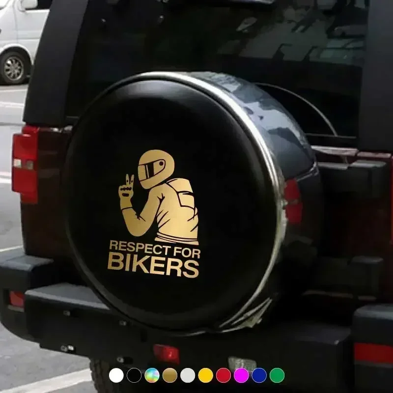 NEW 1pc Respect Biker Decor Sticker For On Car Motorcycle Vinyl 3D Stickers Motorcycle Vinyl 3D Stickers And Decals