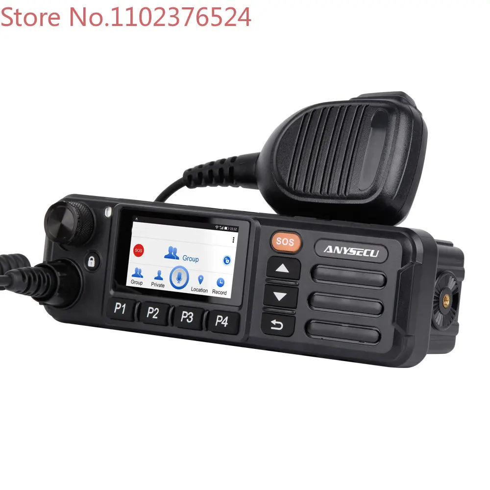 

4G-W7Plus Zello radio RealPtt Android car Walkie Talkie 4G LTE Touch Screen car radio With Sim Card Network long range Radio
