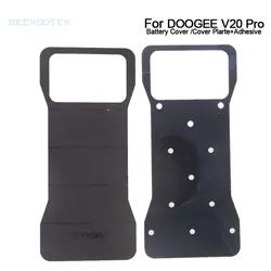 Premium Battery Cover Back Case with Adhesive (Black)