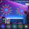 RGB led firework lights Flexible LED Strip Lights 5V USB With Bluetooth Remote Voice 1