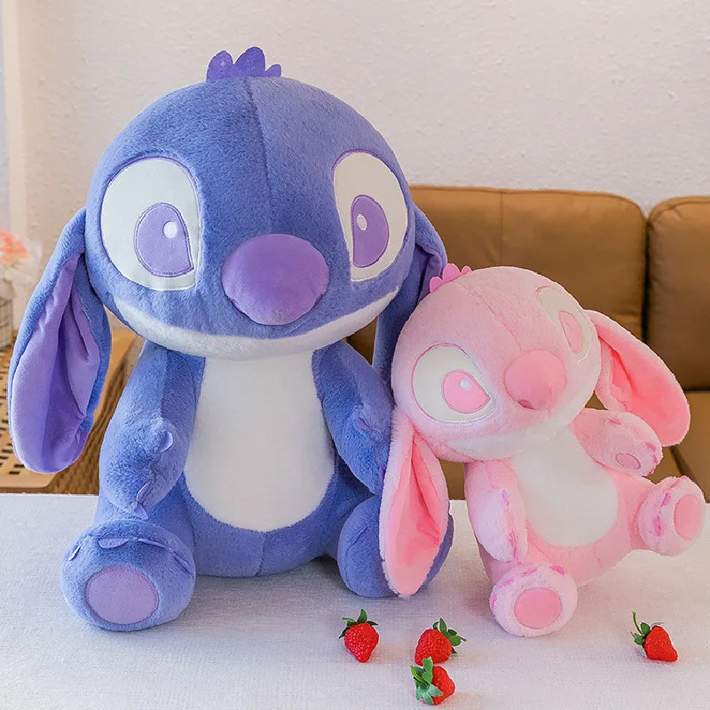 

35/45/55cm Disney Kawaii Lilo&stitch Large Plush Toy Sleeping Pillow Fashion Cartoon Collection Soft Doll Children Birthday Gift