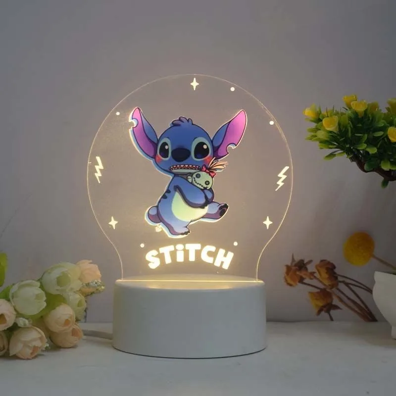 Disney Lilo & Stitch Cartoon Animation Peripheral Night Light