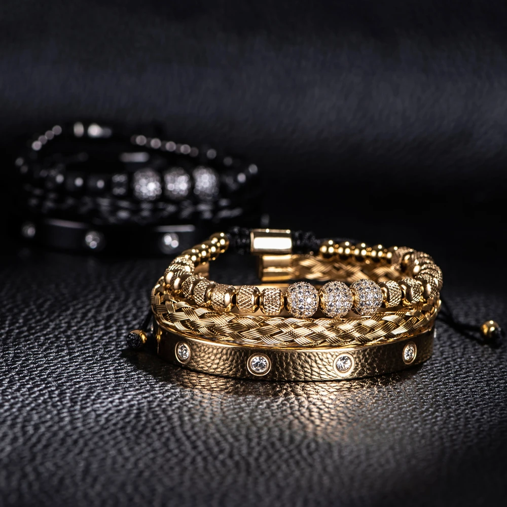 Recycled 14k Gold Harness bracelet for Men | Kimai