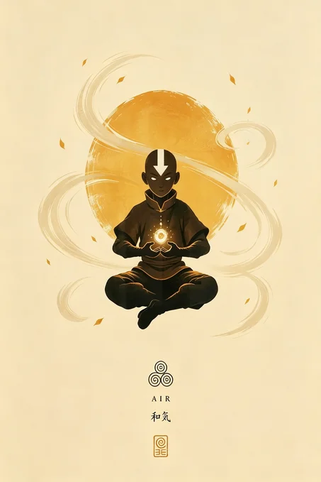 Avatar The Last Airbender Anime Art Canvas Poster - Pop Culture Wall Decor