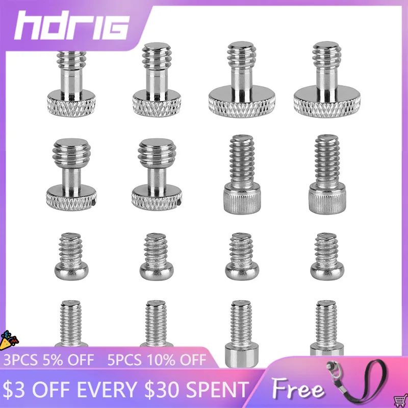 1 4 20 3 8 16 M5 Thread Screw Nuts Assortment Kit For Photography 1-4-20-3-8-16-m5-thread-screw-nuts-assortment-kit-for-photography