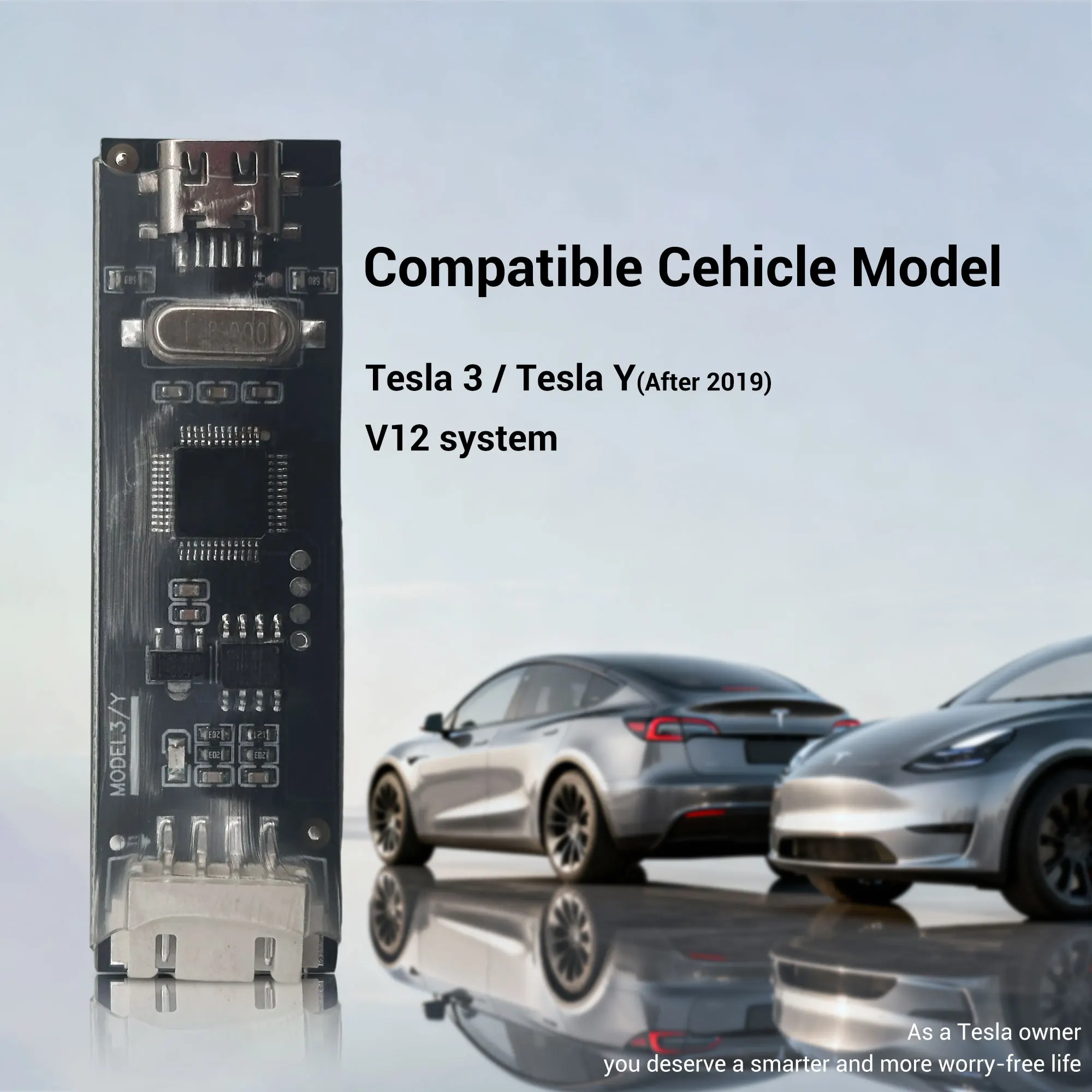 For Maintenance Activator 2019+ Model 3/Y V12, USB & CAN Plug-and-Play, Support