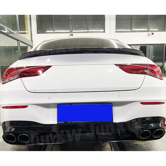 Garniture D'échappement Chromée Pour Pare-choc Arrière Mercedes CLA C118 AMG Line 2020-2024 - En ABS, Clipable, Design OEM