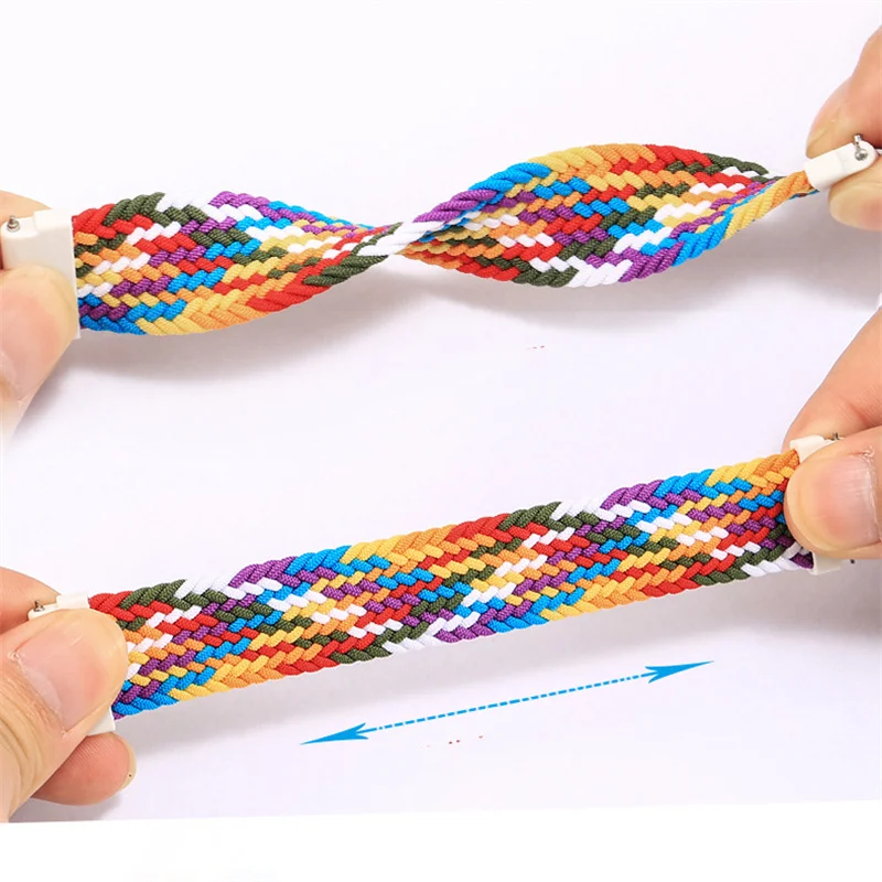 Magnetic Braided Nylon Watch Strap - Multiple Sizes Available