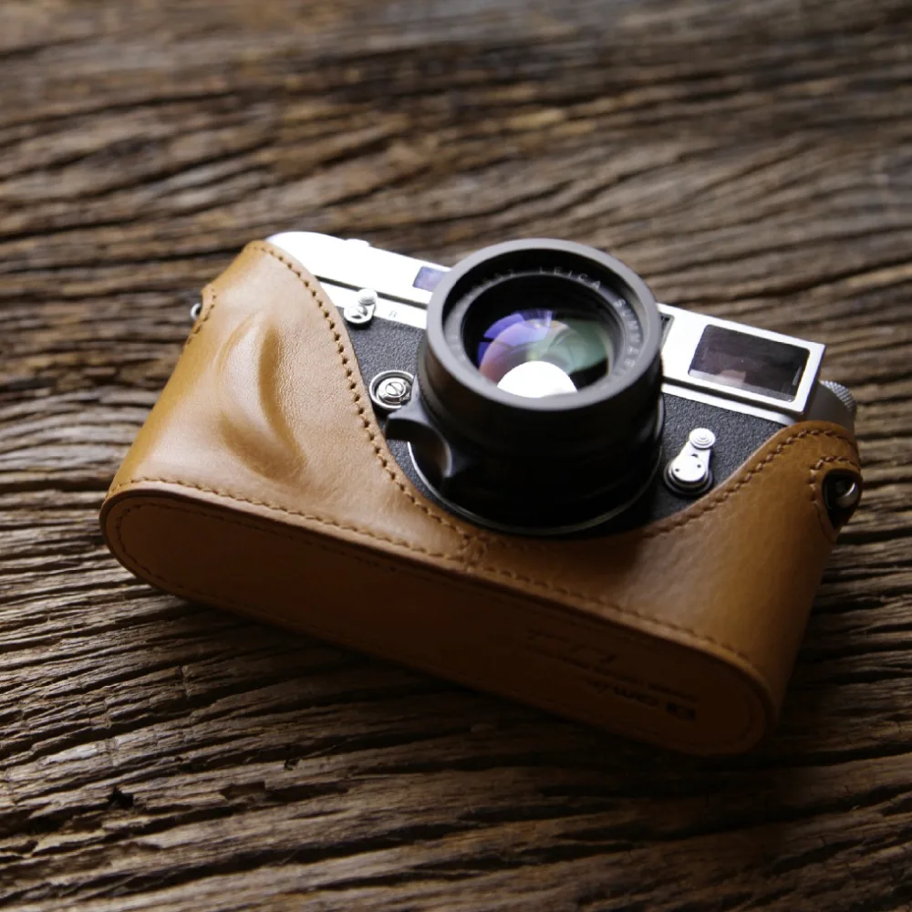 Custodia Per Fotocamera A Metà Set Custodia Per Fotocamera Con Fondina In Vera Pelle Per Leica M6 M7 Mp M2 M3 M4-P Ca032