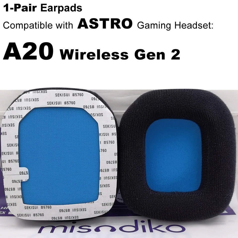 Cuscinetti Auricolari Di Ricambio Per Cuffie Gaming Astro A20 – Morbidi E Traspiranti
