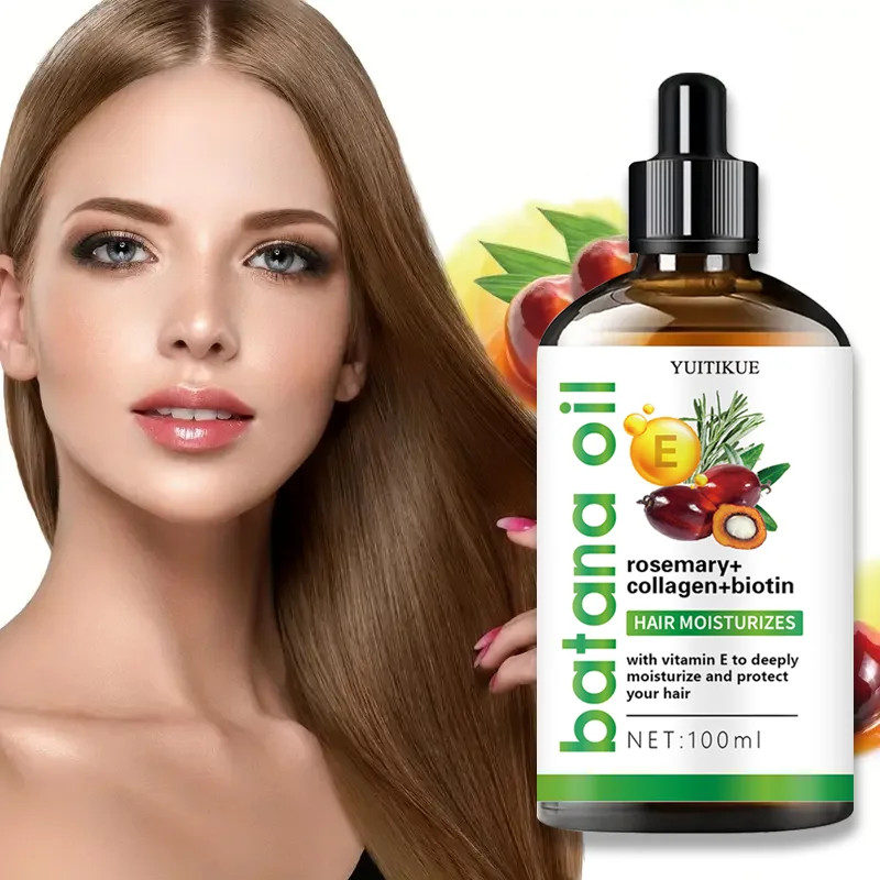 Hair Oil - Deeply moisturizing, suitable for frizzy, dry, damaged, dull hair, adding shine and suitable for light-colored and te