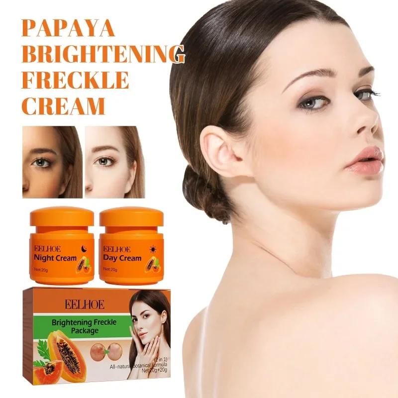 

Papaya whitening freckle cream Effective fade facial Melasma dark spots Melanin anti Aging brighten moisturizing skin care