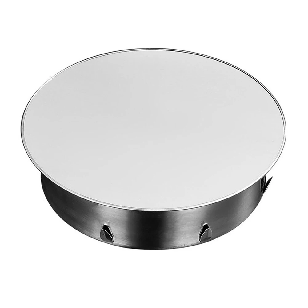 

Chimney Hole Cover Flat Cap Design for Flush Fit Stainless Steel Stove Pipe Lid for Odor Inhibition and Rat Protection