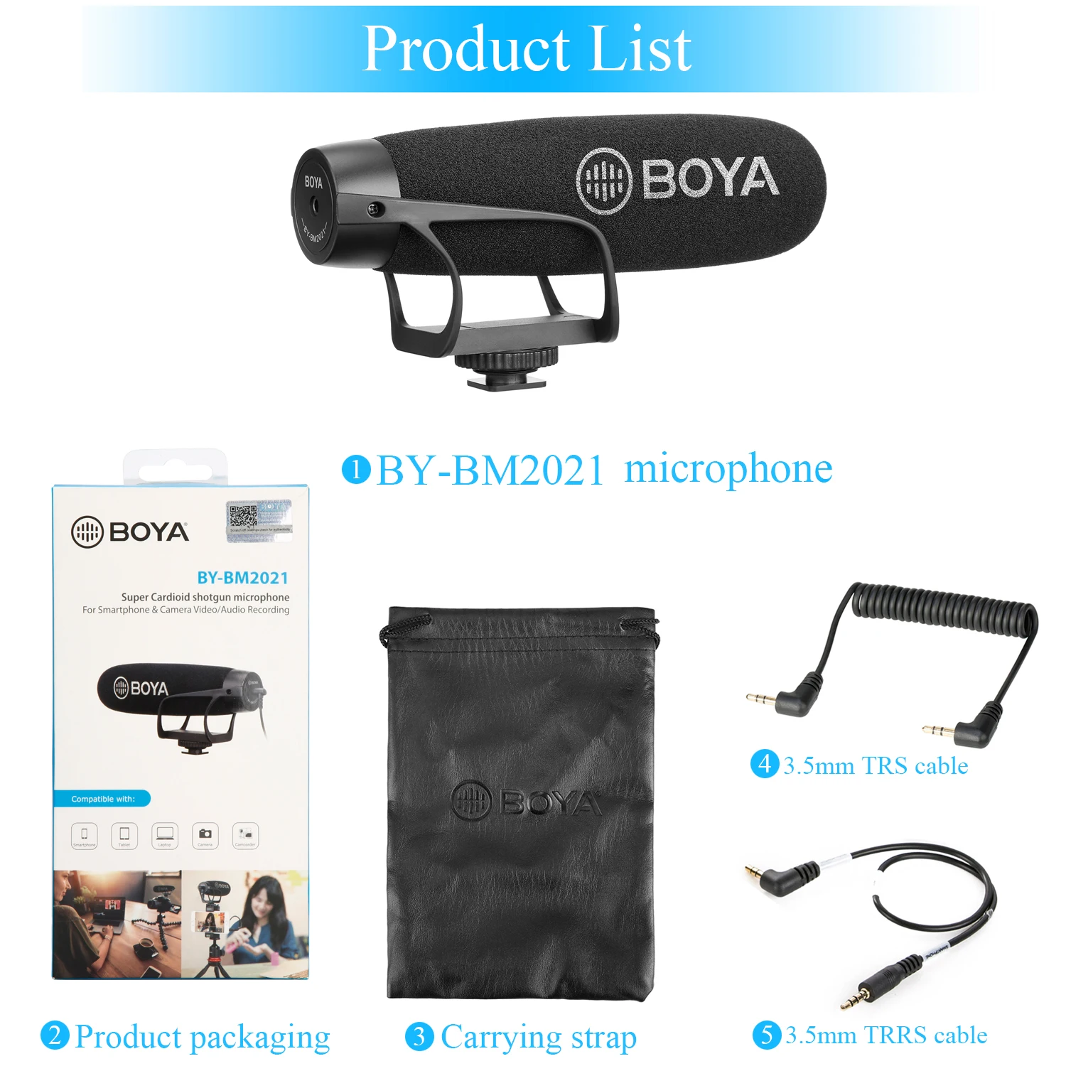 BOYA BY-BM2040 Professionnel Caméra Microphone Super-Cardioïde Sur-caméra  Fusil De html Microphone pour IL Nikon Sony  Statique - AliExpress