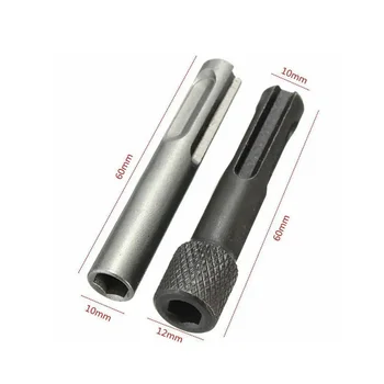 Krachtige 2Pcs 1/4 Converter Socket Nut Impact Driver Set Hex Shank Holder Drill Bit Adapter For SDS Hammer Drill Accessorie 1