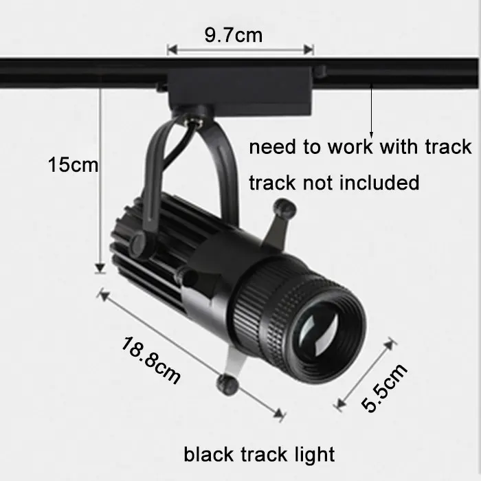 black track light