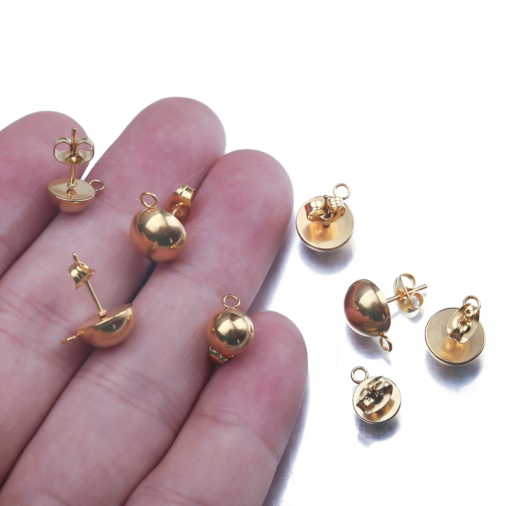 200 Crochets Boucles D'Oreilles Acier Inoxydable 304 - 2 Styles Avec Jump Rings - Pour Création Bijoux