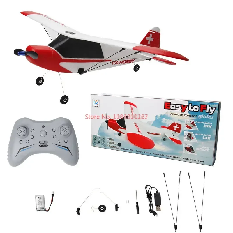 전자 리모컨 J3 Rc 비행기, 2.4ghz 3ch Fx9603 Epp 520mm 고정 날개 길이, Rc 글라이더 항공기 장난감, 어린이 선물, 신제품