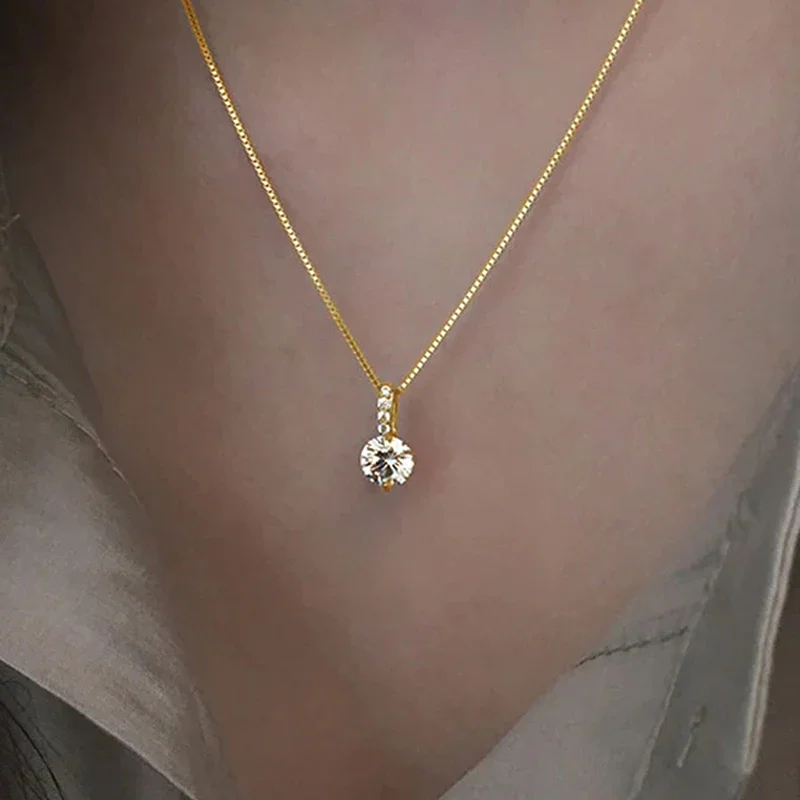 【SHUSHUTONGxYVMIN】2025ss Zircon Floral Chain ネックレス YVMIN X SHUSHUTONG / Natural Gemstone Chain Flower Short