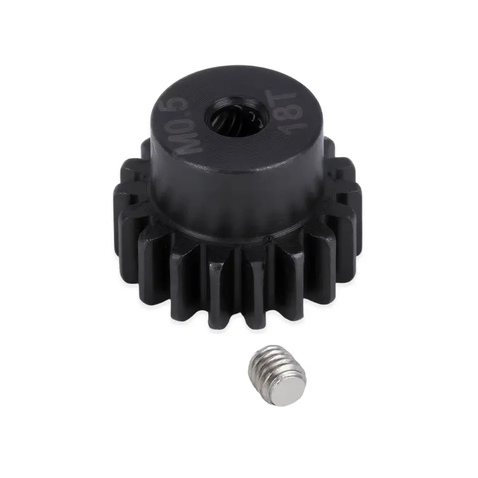 M0.5 2mm Shaft 14T-18T Metal Pinion Gear, for LOSI 1/18 1/24 Micro-B Buggy, RC Car Motor Accessories Part image 8