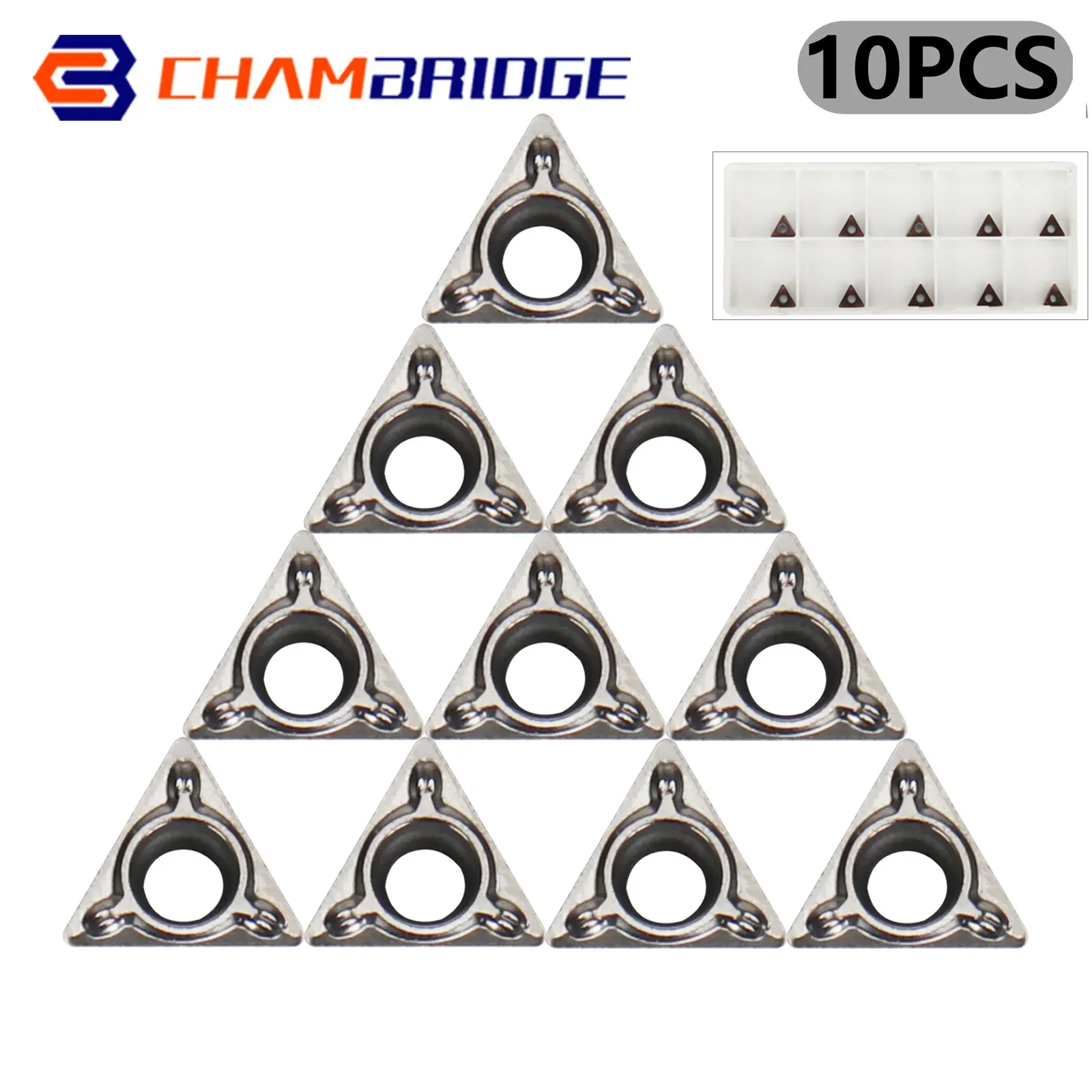 10pcs Metal Cutting Blade Bearing  C Angle R Angle Chamfering Machine Accessories for Cutting Metal Aluminum Wood Trimming