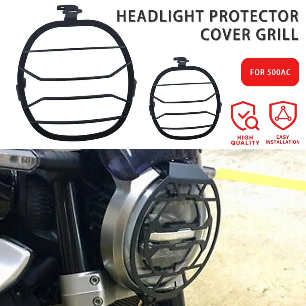 

For VOGE 500AC 500ac 500 AC 2021 2022 2023 Motorcycle CNC Aluminum Accessories Headlight Grill Guard Protection Cover Protector