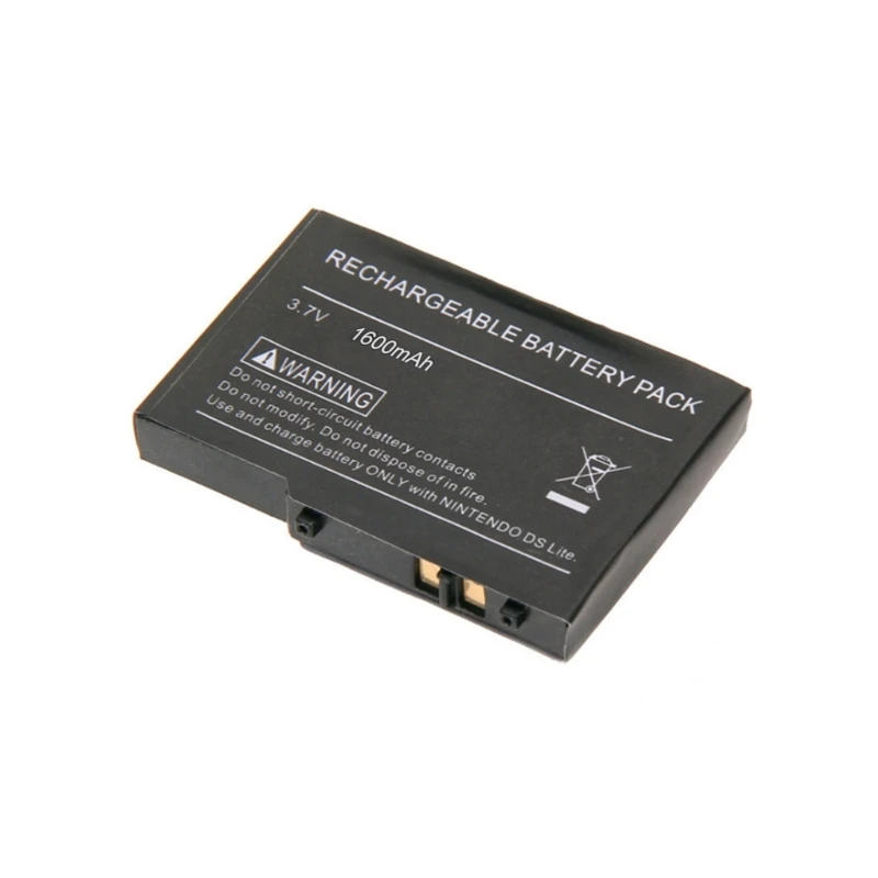 1600mah Battery for DS Lite for Nds for Ndsl 3.7V Rechargeable Lithium-ion Battery + Tool Pack Kit K1KF 4