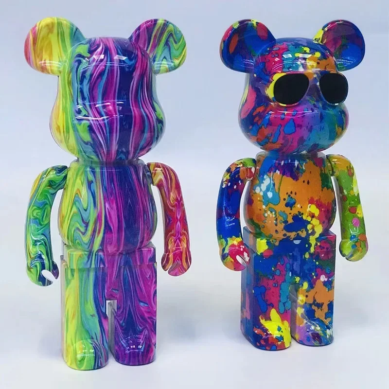 Graffiti Violent Bear Bluetooth Audio Home Decoration Card Small Audio Trend Teddy Bear Birthday Speaker Boy Gift