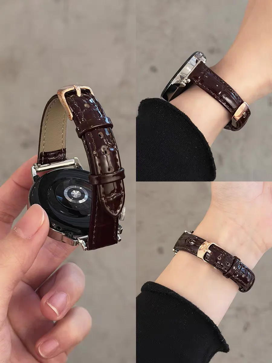 Stylish Leather Loop Strap - Premium Fashion Band for Smartwatches, Available in Multiple Sizes