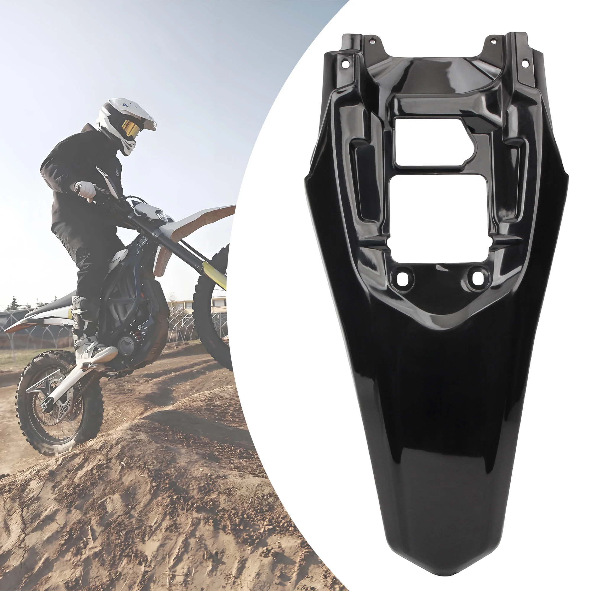 Enhanced Motorcycle Rear Fender for Off-Road Racing and Motocross