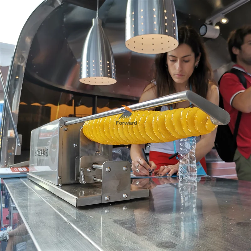 12 Pezzi Tagliapatate A Spirale - Affettatrice Per Verdure, Tornado Potato Per Grigliate E Feste - Foto 2