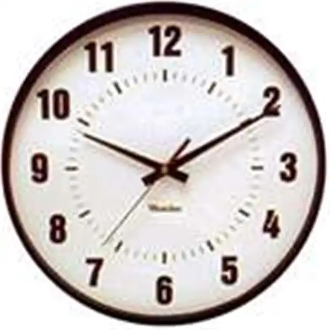 

Black Round Powered Office Analog Quartz Accurate Wall Clock