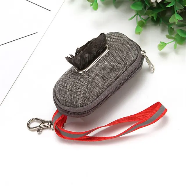 Dog Poop Bag Dispenser Portable Dog Waste Bag Holder Carrier Durable Metal  Zipper Walking Portable Dog Trash Poop Bag - Litter & Housebreaking -  AliExpress