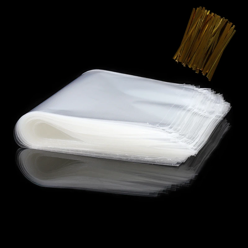 투명 셀로판 봉투, 투명 비닐 봉투 OPP 캔디, 롤리팝, 구운 비스킷 포장, 웨딩 포장, 선물 가방