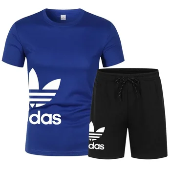Men's shorts set, two-piece set, luxury designer clothing, fashionable garter, gym, 2025 5