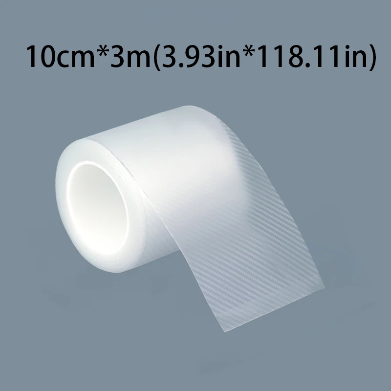 Durable Transparent Carbon Fiber Car Door Edge Guards - Wear and Scratch Resistant